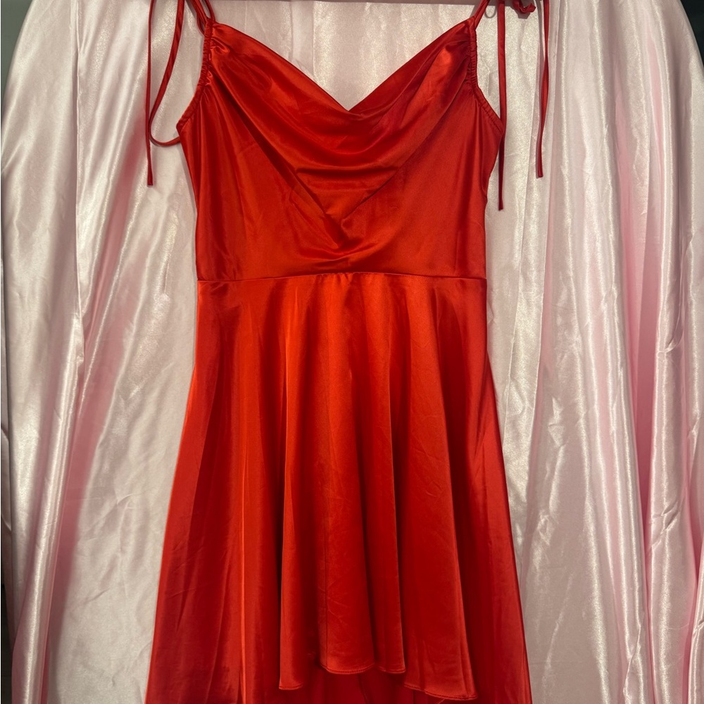 City Studio Vibrant Red Mini Dress